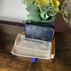 Louis Vuitton Porte Monnaie Jules coin purse in Monogram Eclipse Graphite